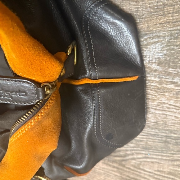 Alberta Di Canio Brown and Orange large bag in very very good condition - Picture 13 of 15